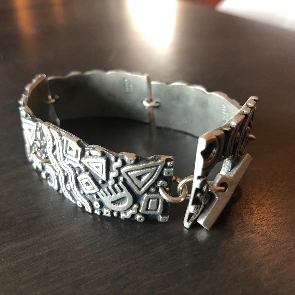 Alice Seely Artisan lead-free Pewter Link Bracelet